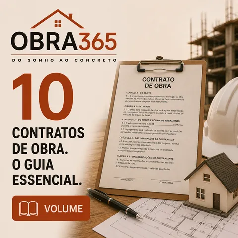 Capa do guia Contratos de Obra: o guia essencial — OBRA365