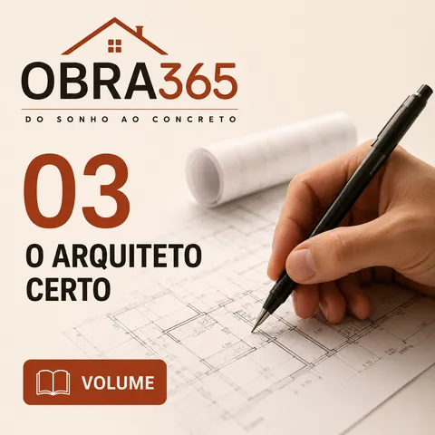 Capa do Vol 03 · O Arquiteto Certo — OBRA365