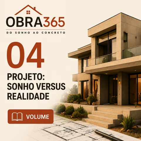Capa do Vol 04 · Do Projeto ao Custo — OBRA365