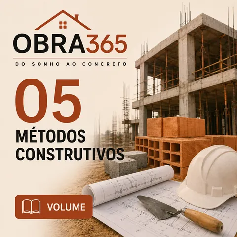 Capa do Vol 05 · Métodos Construtivos — OBRA365