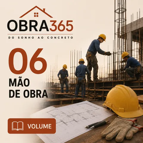 Capa do Vol 06 · Mão de Obra: Quem Toca o Seu Sonho — OBRA365
